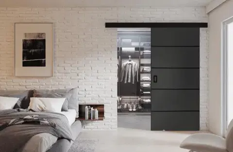 Posuvné dvere KIER Posuvné dvere WERDI PLUS | 80 cm Farba: Grafit