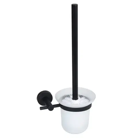 WC kefy BISK - WC Kefa For You, výška 37cm, matné tvrdené sklo a oceľ