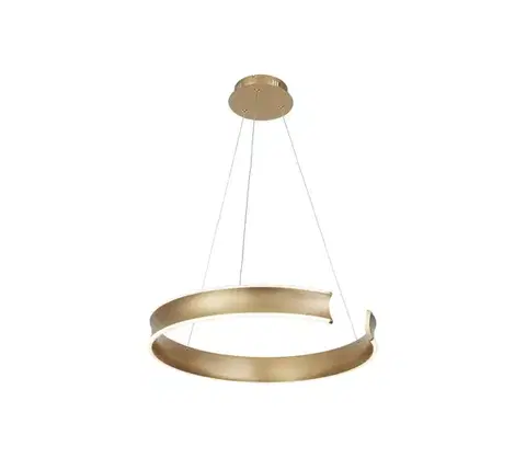 Svietidlá Viokef Lighting LED luster na lanku MARLEN LED/36W/230V zlatý 4340200