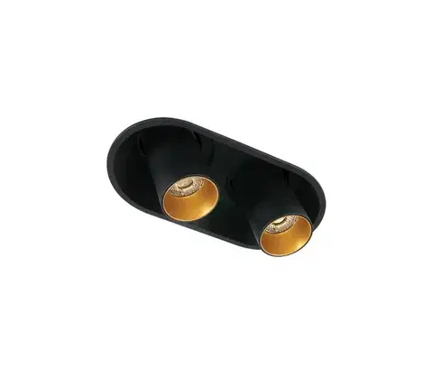 Svietidlá Zam Z11207-B - LED Podhľadové bodové svietidlo 2xLED/7W/230V CRI90 čierna Z11207-B