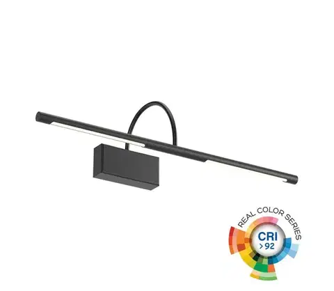Svietidlá Redo 01-3467 - LED Obrazové svietidlo KENDO LED/11W/230V 51,4 cm CRI 92 čierna 01-3467