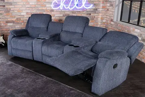 Kreslá Trojité polohovacie TV kreslo KYKLOP Dekorhome