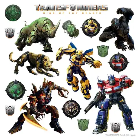 Samolepiace dekorácie Samolepiaca dekorácia Transformers, 30 x 30 cm