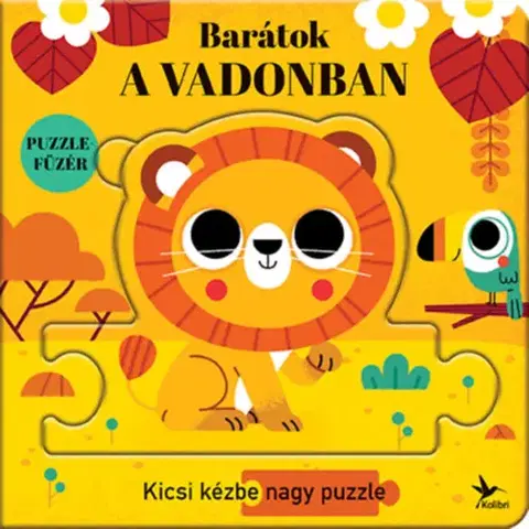 Leporelá, krabičky, puzzle knihy Barátok a vadonban - Kicsi kézbe nagy puzzle