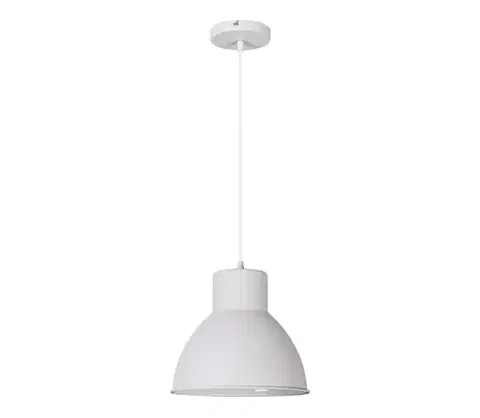 Svietidlá Rabalux 2577 - Luster DEREK 1xE27/60W/230V biela