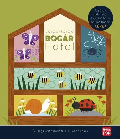Leporelá, krabičky, puzzle knihy Sürgő-forgó bogárhotel