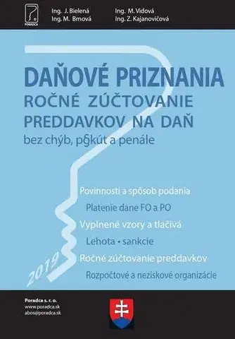 Dane, účtovníctvo Daňové priznania 2019 + vyplnené vzory a tlačivá - Kolektív autorov
