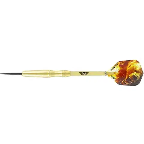 Šípky Bull's Bear Brass Steel hladká mosadz - 20 g