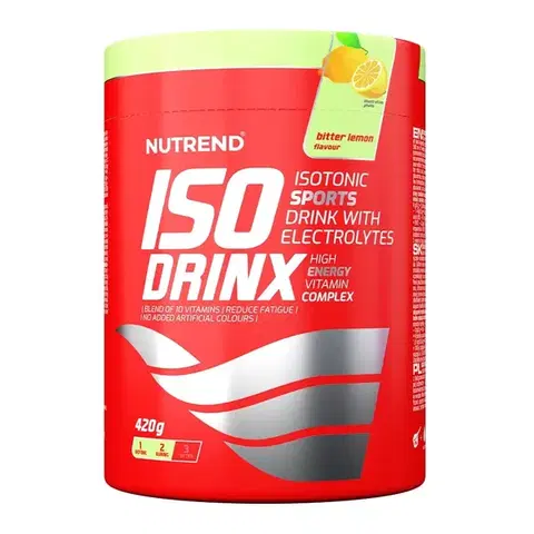 Pred tréningom Isodrinx Nutrend 420 g zelené jablko