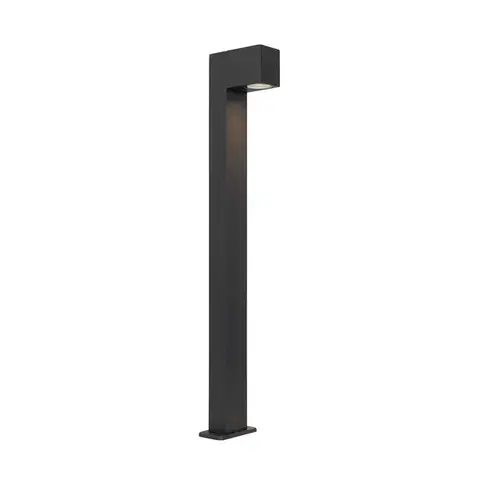 Zahradne stlpove lampy Priemyselná vonkajšia stojaca lampa tmavosivá 80 cm IP44 - Baleno