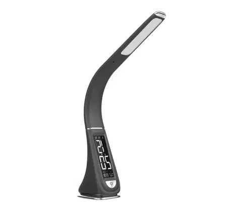 Lampy Rabalux - LED Stmievateľná dotyková stolná lampa s displejom LED/5W/230V čierna 3517