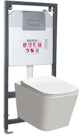 Záchody KERRA - Inštalačný set WC TINOS/Pacific CHR 5907548116314