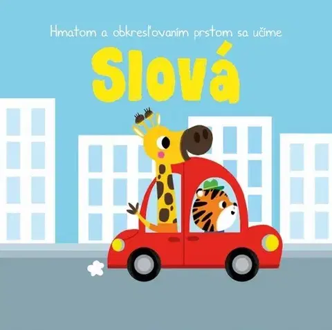 Leporelá, krabičky, puzzle knihy Hmatom a obkresľovaním prstom sa učíme Slová