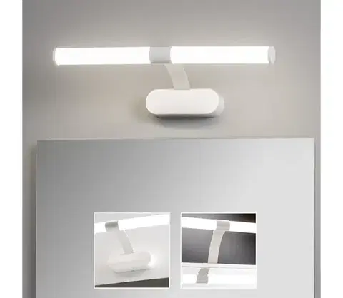 Kúpeľňové zrkadlá Brilagi - LED kúpeľňové osvetlenie zrkadla TUBEO LED/6W/230V 40 cm IP44 biela FG-M1-C07-400-WHT