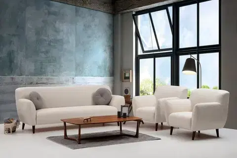 Kreslá Kreslo ušiak Enna - Beige