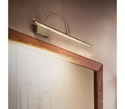 Svietidlá Ideal Lux - LED Obrazové svietidlo BOW LED/8W/230V 76 cm CRI 90 zlatá 121130