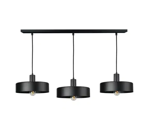 Svietidlá Keter Lighting Luster na lanku ARCANE 3xE27/60W/230V čierna 3412
