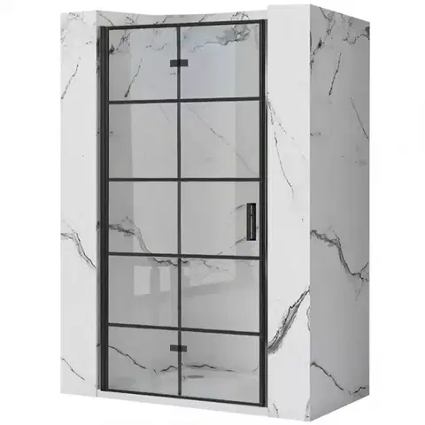 Sprchovacie dvere; priečky Sprchové dvere Molier 100x190 black Rea K6963