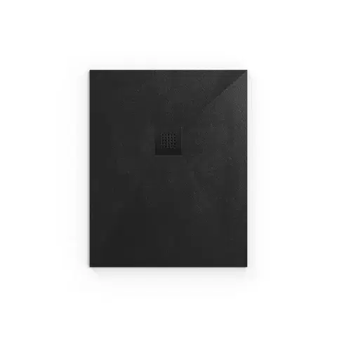 Vane Sprchová vanička obdĺžniková SAT Alek 100x80 cm liaty mramor čierna SATALEK10080 SATALEK10080