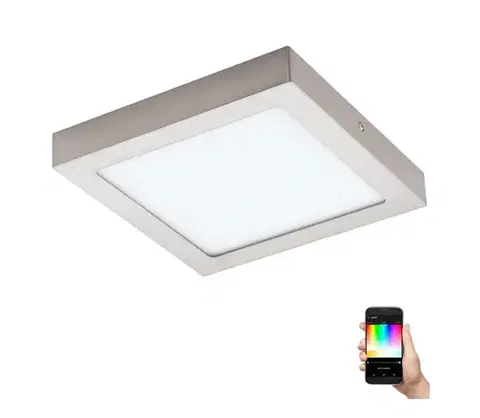 Svietidlá Eglo 96679 - LED RGBW stmievateľné stropné svietidlo FUEVA-C LED/15,6W/230V BT 96679