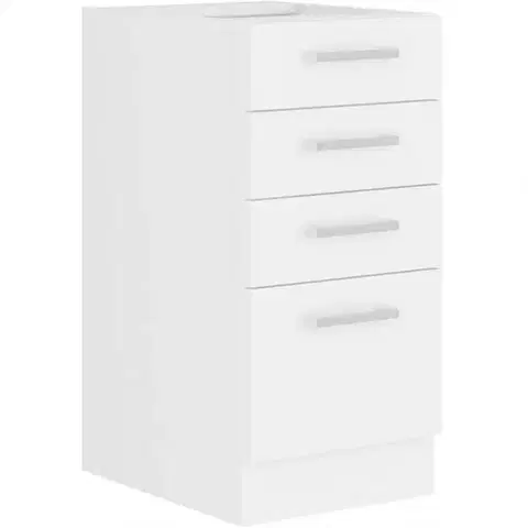 Kuchynské skrinky stojace Kuchynská skrinka Eko White 40D4S BB