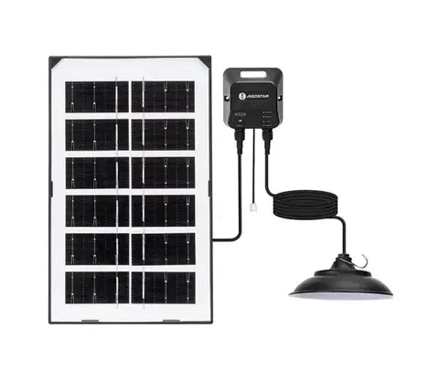 LED osvetlenie  B.V.  - LED solárny luster LED/35W/12V 3000 mAh 6500K pr. 15 cm B1020135M