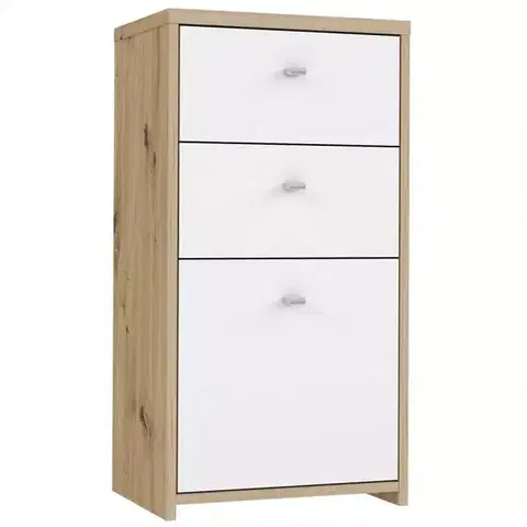 Komody do spálne Komoda Best Chest Dub Artisan/Biely