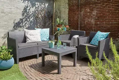 Záhradný nábytok ORLANDO + SMALL TABLE -Allibert