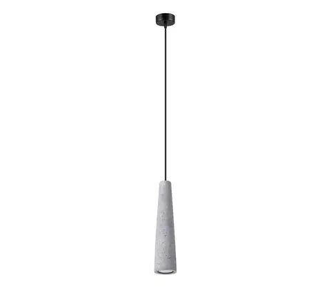 Svietidlá  SL.1347 - Luster na lanku ELECTRA 1xGU10/10W/230V betón/šedá SL.1347