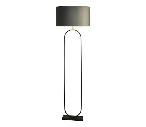 Lampy Searchlight EU95101DGY - Stojacia lampa MODISH 1xE27/60W/230V šedá EU95101DGY