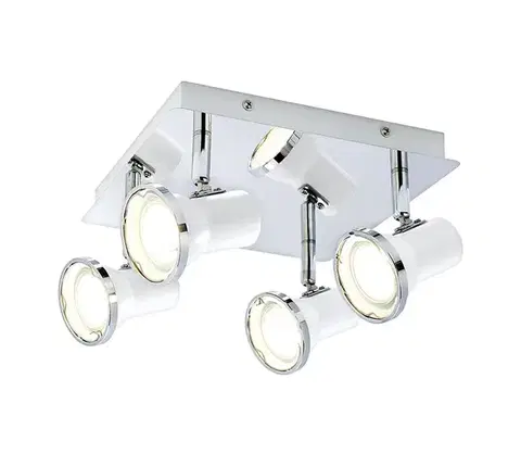 Svietidlá Rabalux 5500 - LED Kúpeľňové podhľadové svietidlo STEVE 4xGU10/4,5W/230V IP44 5500