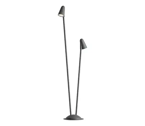 Záhradné lampy Redo 90711 - LED vonkajšie svietidlo NIVALIS 2xLED/6,9W/230V 110 cm IP65 antracit 90711
