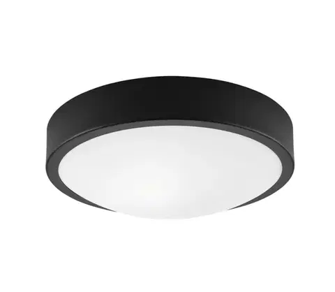 Svietidlá  Stropné svietidlo JONAS 1xE27/60W/230V pr. 26 cm čierna LD.PD-8.7