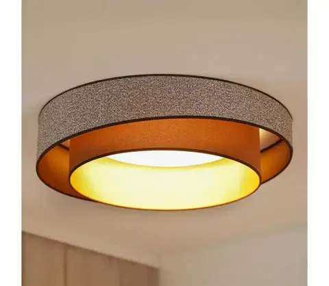 Svietidlá BRILAGI - LED Stmievateľné svietidlo VEGAS SHINE LED/24W/230V pr. 60 cm hnedá + DO 608244