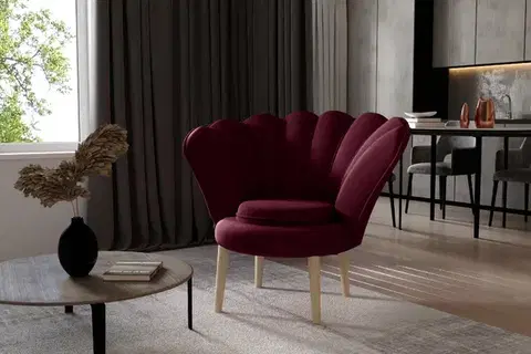 Klasické kreslá a kreslá ušiak ArtElta Kreslo VIVIEN Farba VIVIEN: Mat Velvet 68