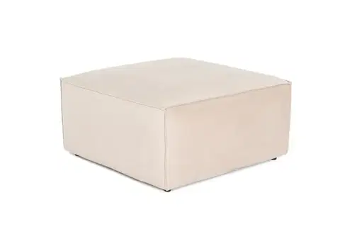 Taburety a podnožky Puf Lora Pouffe - Cream