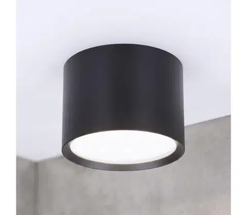 Svietidlá BRILAGI - Kúpeľňové bodové svietidlo SMOOTH 1xGX53/15W/230V čierne IP65 WO-CD-GX53-S5401-BLK-OEM