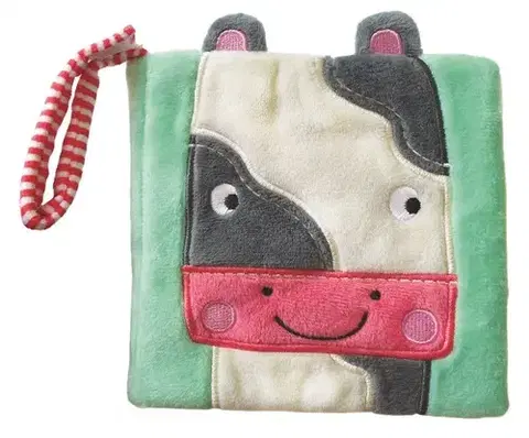 Leporelá, krabičky, puzzle knihy Moje zábavné plyšové ušká: Kravička