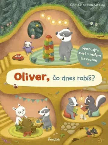 Leporelá, krabičky, puzzle knihy Oliver, čo dnes robíš? - Constanze von Kitzing,Radka Smržová