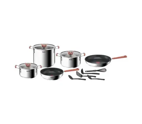 Panvice a hrnce Tefal - 13-dielna sada riadu OPTI'SPACE G721SD74