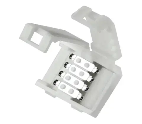 Predlžovacie káble  Konektor pre RGB LED pásik 4pin 10mm 303417