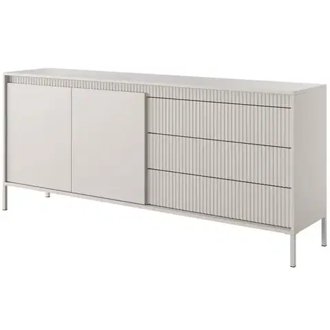 Komody do spálne Komoda Senso C 187 2D3S beige