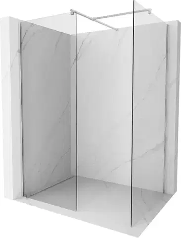 Sprchové dvere MEXEN/S - Kioto Sprchová zástena Walk-in 125 x 120, transparent, chróm 800-125-202-01-00-120