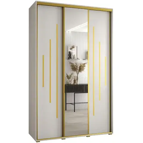 Šatníkové skrine Skriňa 45 Canaris 13 170 biela/gold