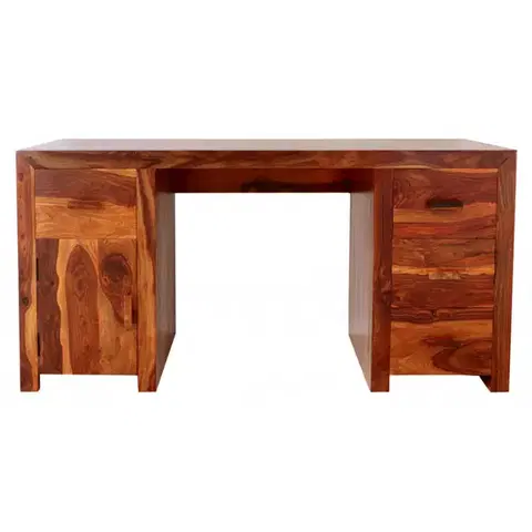 Písacie a pracovné stoly Písací stôl Kali 160x76x80 indický masív palisander