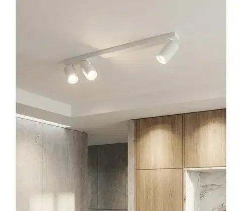 Svietidlá BRILAGI - Bodové svietidlo SELE LONG 3xGU10/30W/230V biele WO-SELE-SP10-WHT-OEM