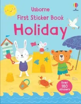 Leporelá, krabičky, puzzle knihy First Sticker Book Holiday - Alice Beecham