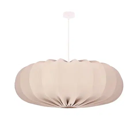 Svietidlá  Luster na lanku CAFEE 1xE27/40W/230V priemer 66 cm béžový 31-39231