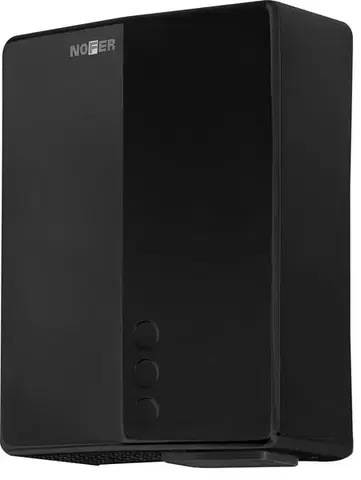 Doplnky do kúpeľne SAPHO - BIGFLOW EVO bezdotykový elektrický sušič rúk 220-240V, 2050W, 218x284x102, čierna 01481.N
