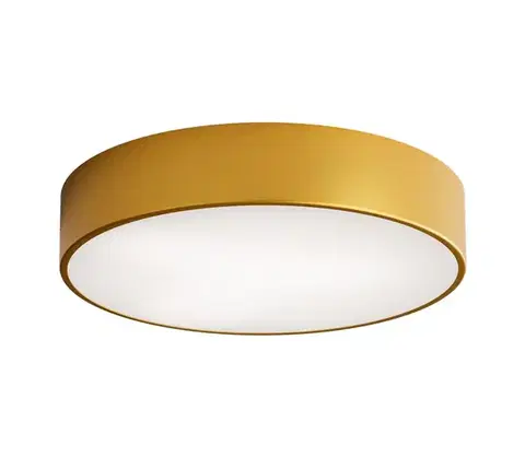 Svietidlá  Kúpeľňové stropné svietidlo so senzorom CLEO 3xE27/24W/230V pr. 40 cm zlatá IP54 5907623600189